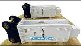 Escavadeira Rock Breaker 140 Bar Power